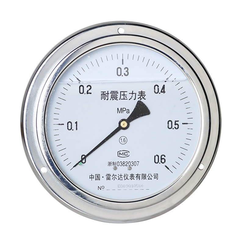 YN-150ZT耐震轴向带前边压力表